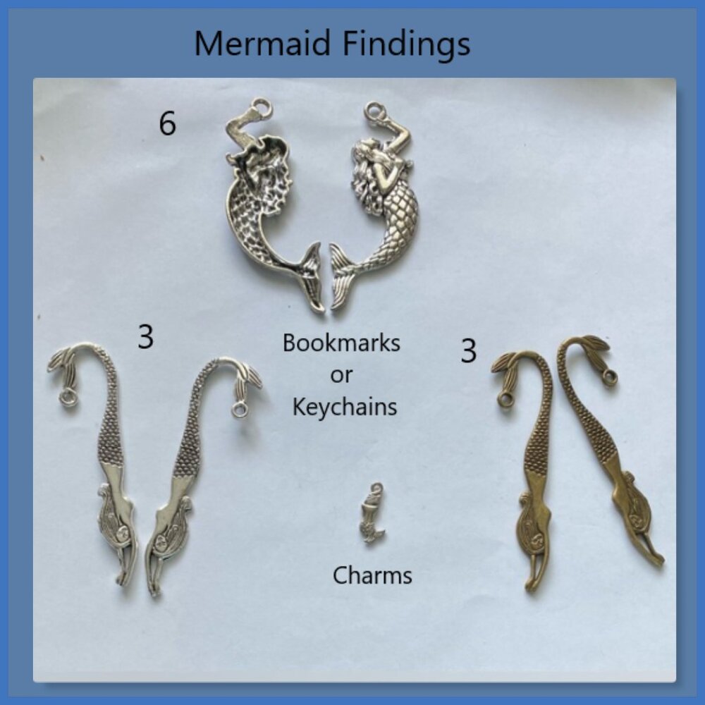 DE-STASH NEW!!! Mermaids (all) Make your own gifts...